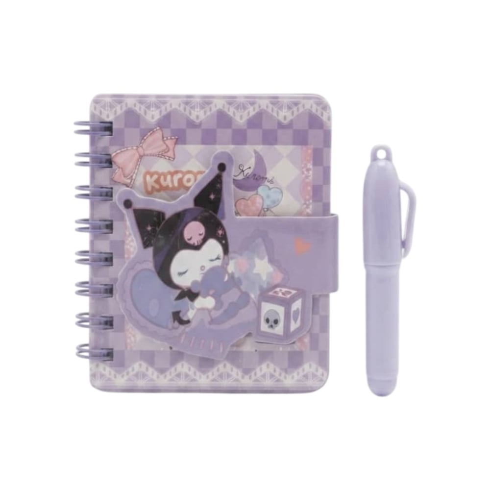 Mini-diario -agenda- infantil con plumón con diseño Kuromi Gutza - Imagen 1