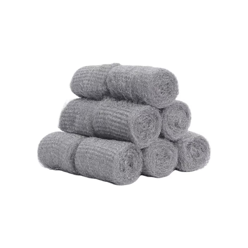 Almohadillas - estropajos - de lana de acero Casa real (12 U) - Imagen 1