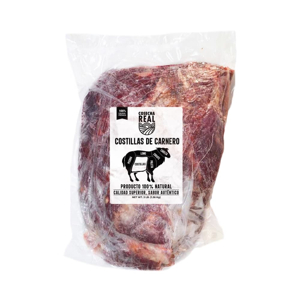 Costillas de carnero Cosecha Real (1.36 kg / 3 lb) - Imagen 1