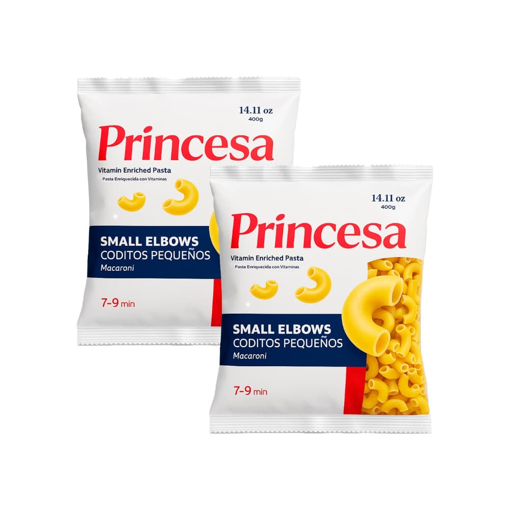 Combo de coditos (2 x 400 g) - Imagen 1