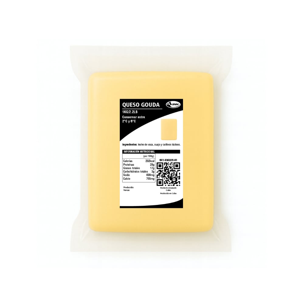 Queso Gouda Jimm (1 kg / 2.2 lb) - Imagen 1
