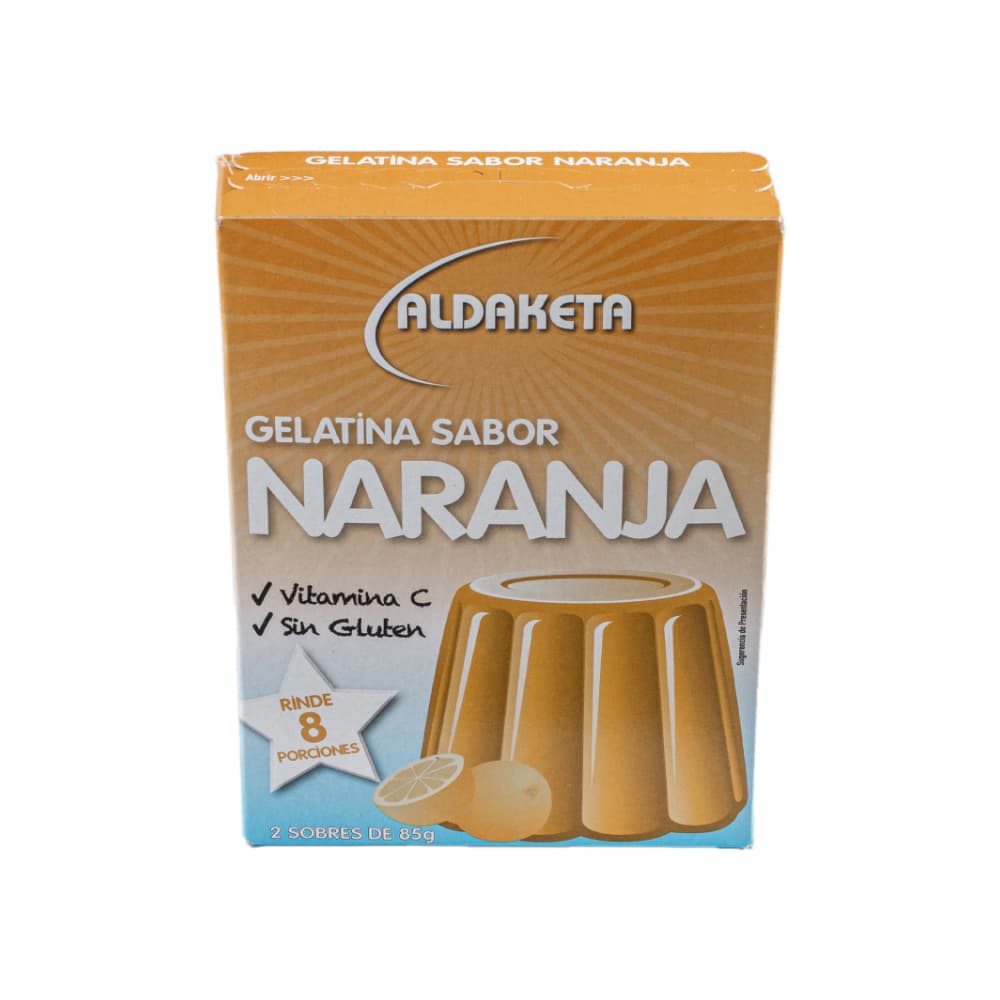 Gelatina sabor naranja Aldaketa (170 g / 6 oz) - Imagen 1