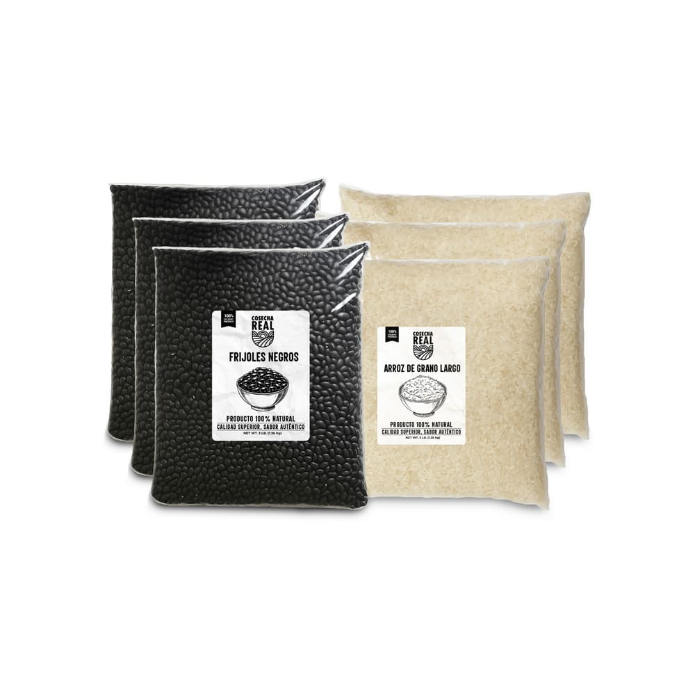 Frijoles negros + Arroz de grano largo Cosecha Real #6 - Imagen 1