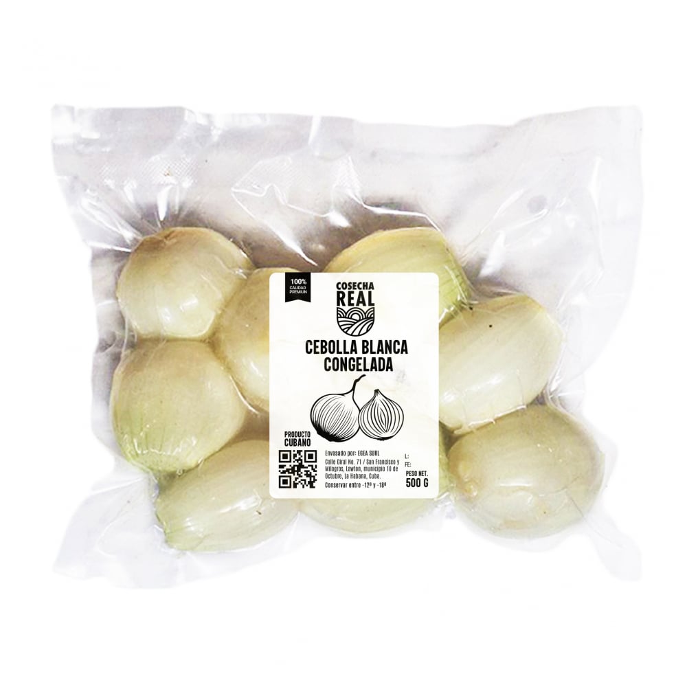Cebolla blanca congelada Cosecha Real (500 g / 1.1 lb) - Imagen 1