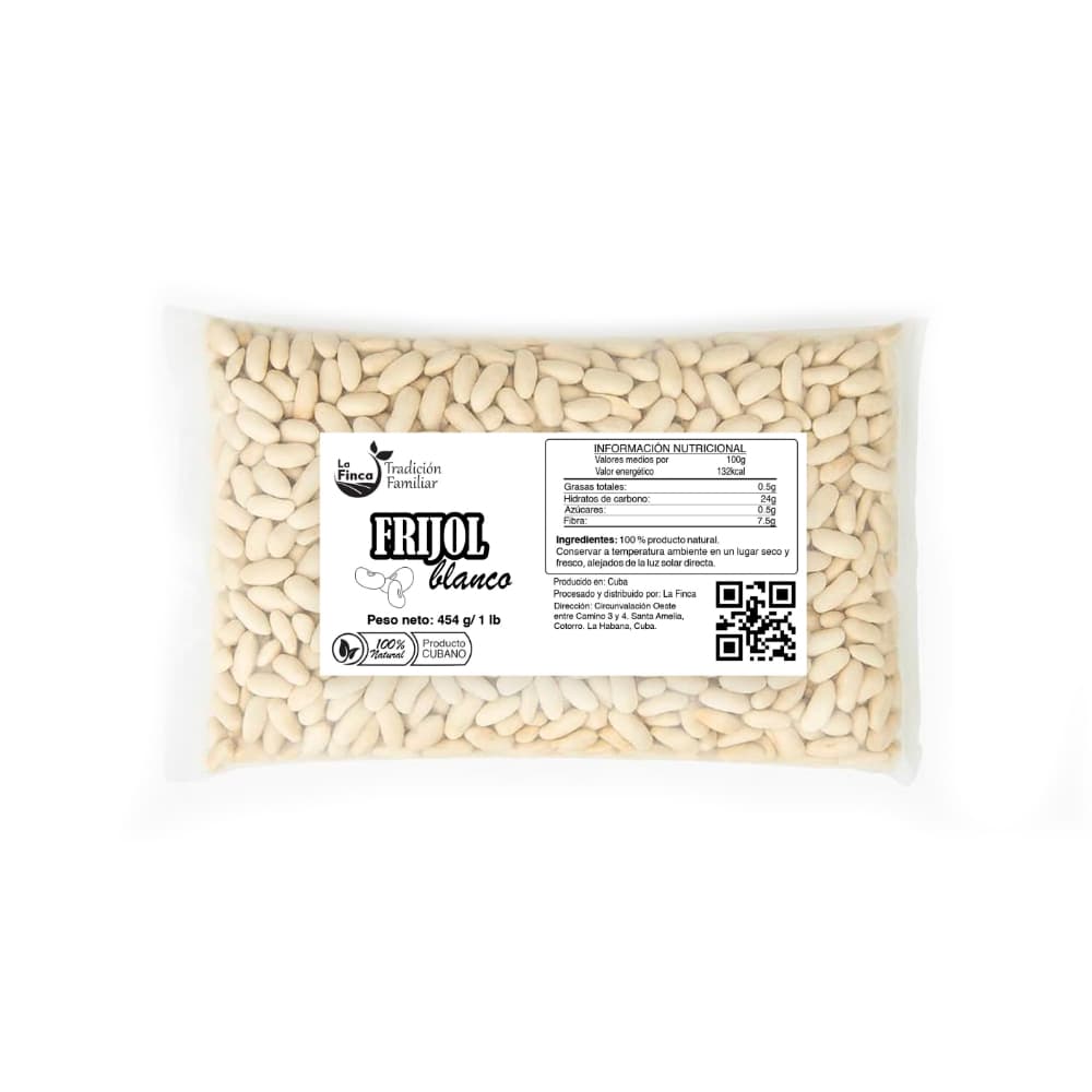 Frijol Blanco La Finca (454 g / 1 lb) - Imagen 1