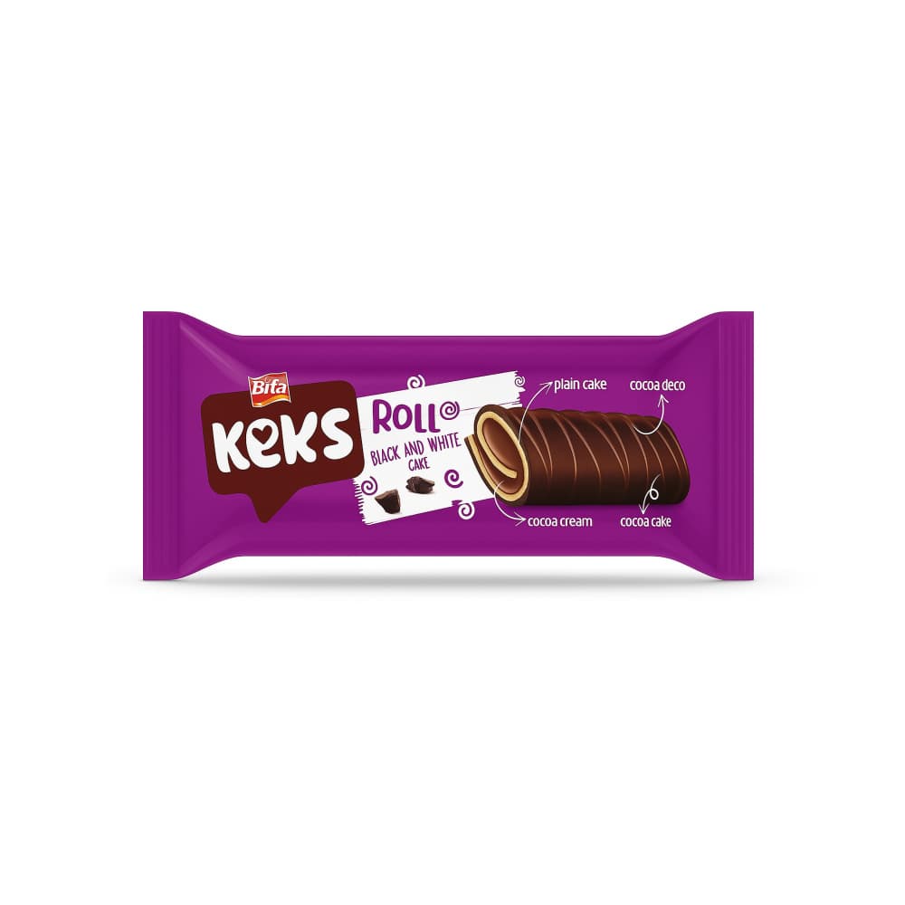 Pastelito enrollado con crema de cacao Keks Bifa (55 g / 1.94 oz) - Imagen 1
