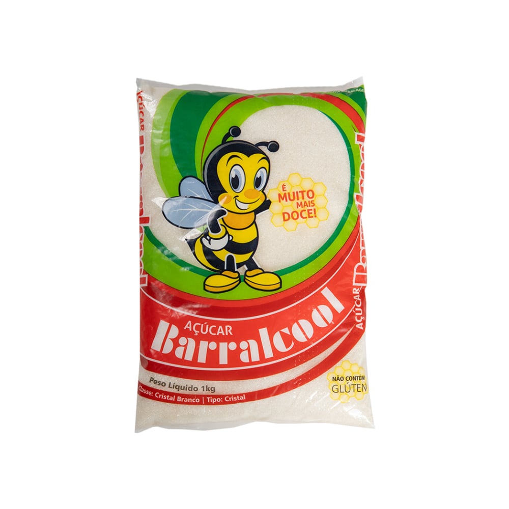 Azúcar blanca Barralcool (1 kg / 2.2 lb) - Imagen 1