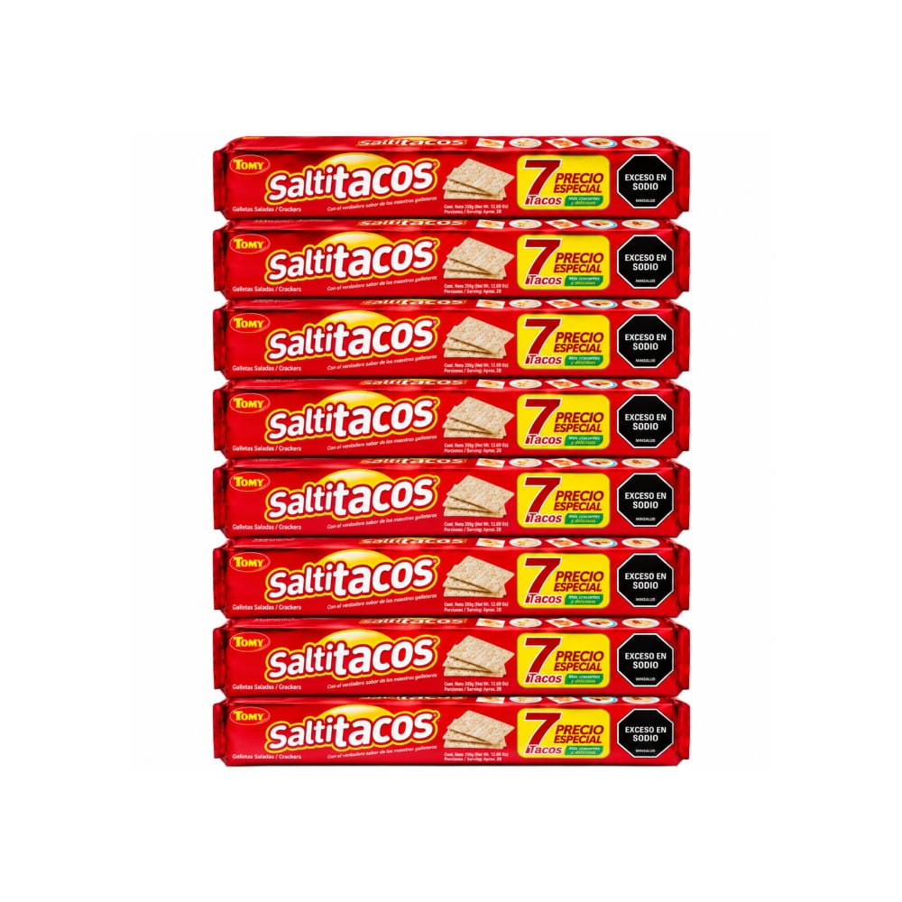 Galletas saladas Tomy Saltitacos (8 x 595 g / 1.3 lb) - Imagen 1
