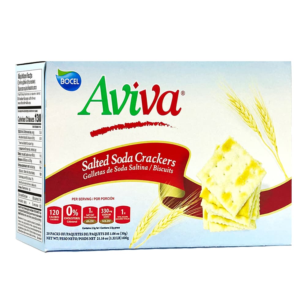 Galletas de soda saltina Aviva (600 g / 1.32 lb) - Imagen 1
