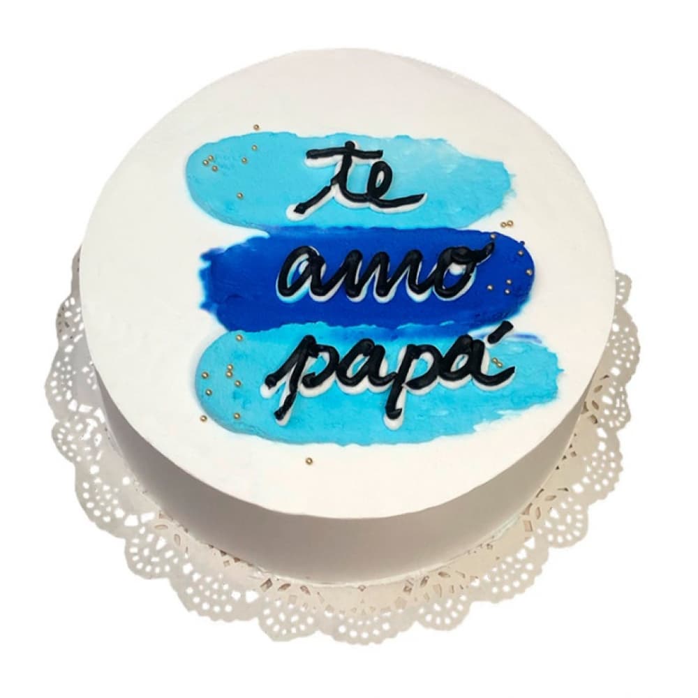 Cake Tres leches Te amo papá Deyi&Sweet (12 personas) - Imagen 1