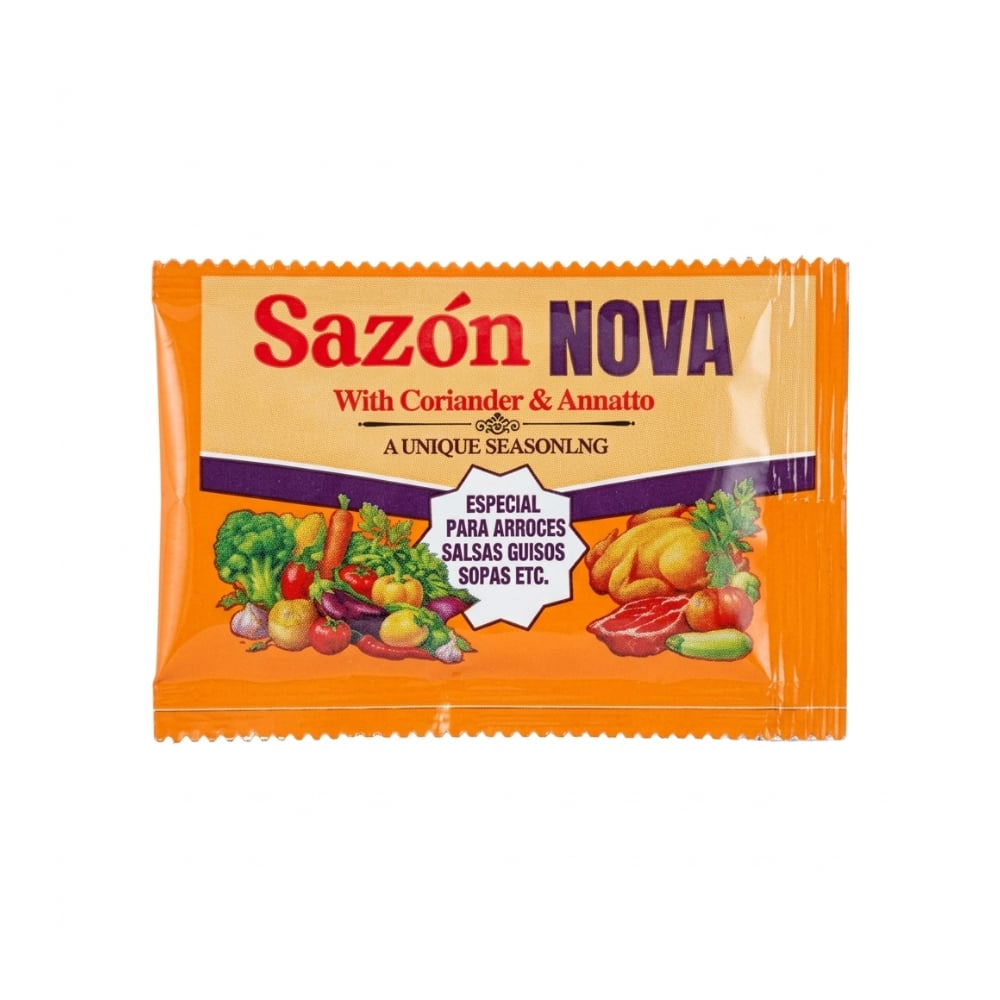 Sazón con Cilantro y Achiote NOVA (5 g) - Imagen 1