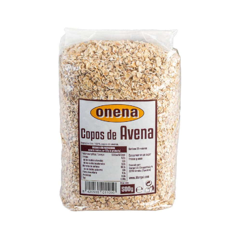 Copos de avena Onena (500 g / 1.1 lb) - Imagen 1