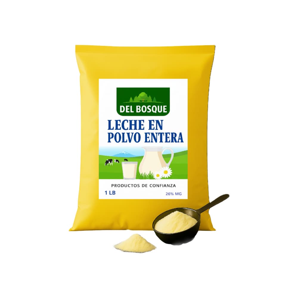 Leche en polvo entera Del Bosque (454 g / 1 lb) - Imagen 1
