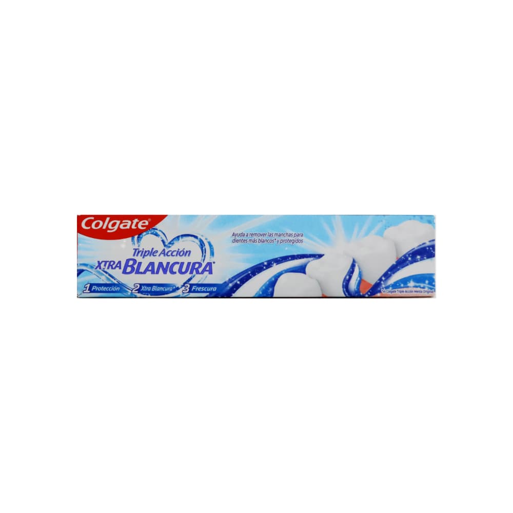 Pasta dental triple acción XTRA Blancura Colgate (100 ml) - Imagen 1