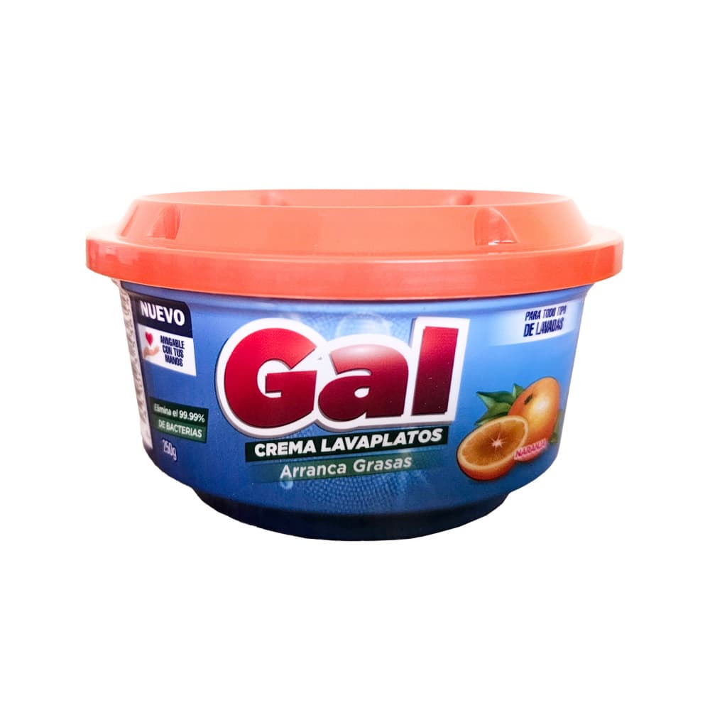 Crema Lavaplatos arranca grasas de Naranja Gal (250 g / 8.82 oz) - Imagen 1