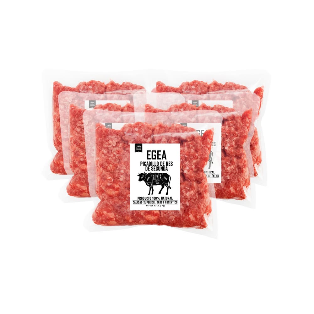 Picadillo de res de segunda EGEA (5 x 1 kg / 2.2 lb) - Imagen 1