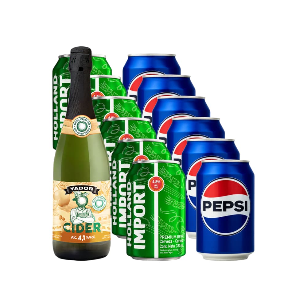 Combo de Sidra + Cervezas + Refrescos - Imagen 1