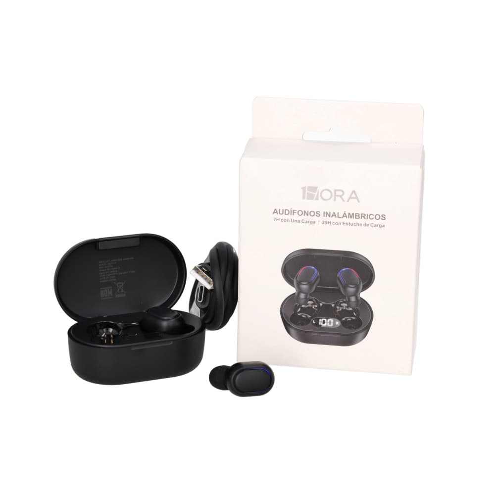 Audífonos inalámbricos negros 1Hora AUT114 - Imagen 1