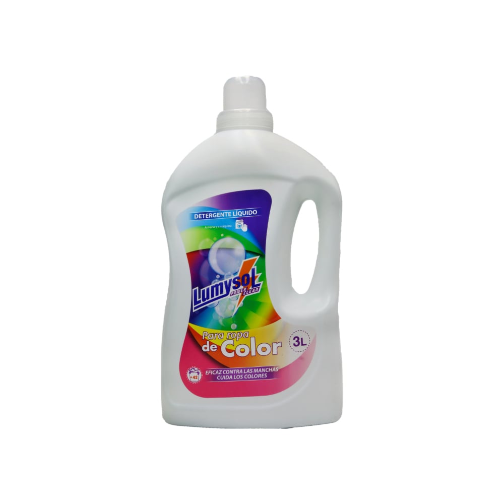 Detergente líquido para ropa de color Lumysol (3 L) - Imagen 1