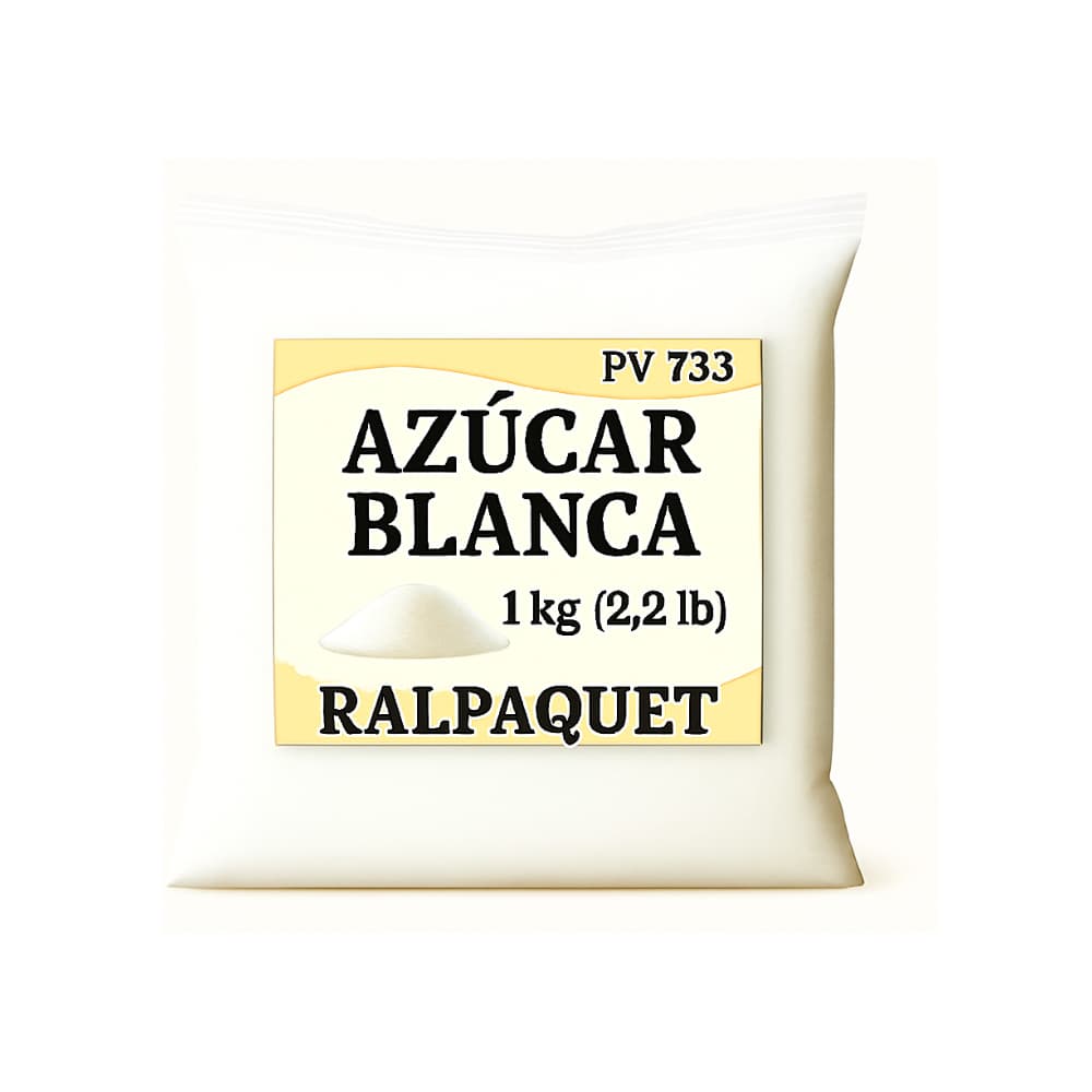 Azúcar blanca Ralpaquet (1 kg / 2.2 lb) - Imagen 1