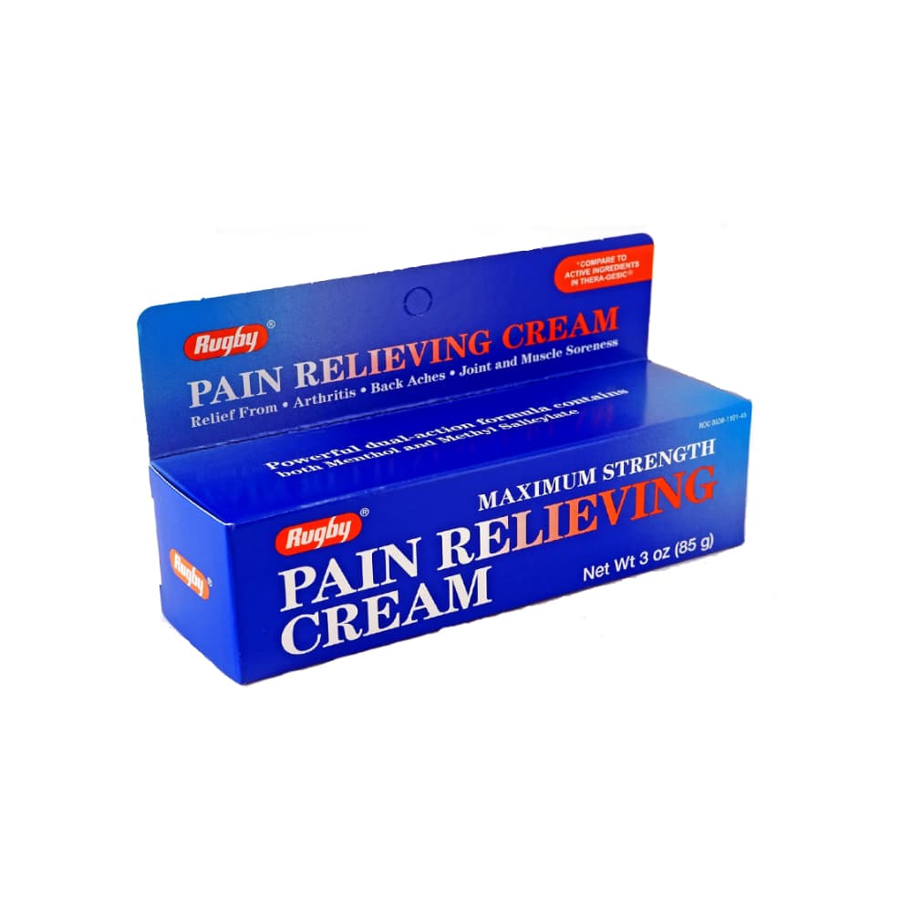 Crema analgésica de mentol 1 % + salicilato de metilo 15 % Máxima Potencia Rugby (85 g / 3 oz) - Imagen 1