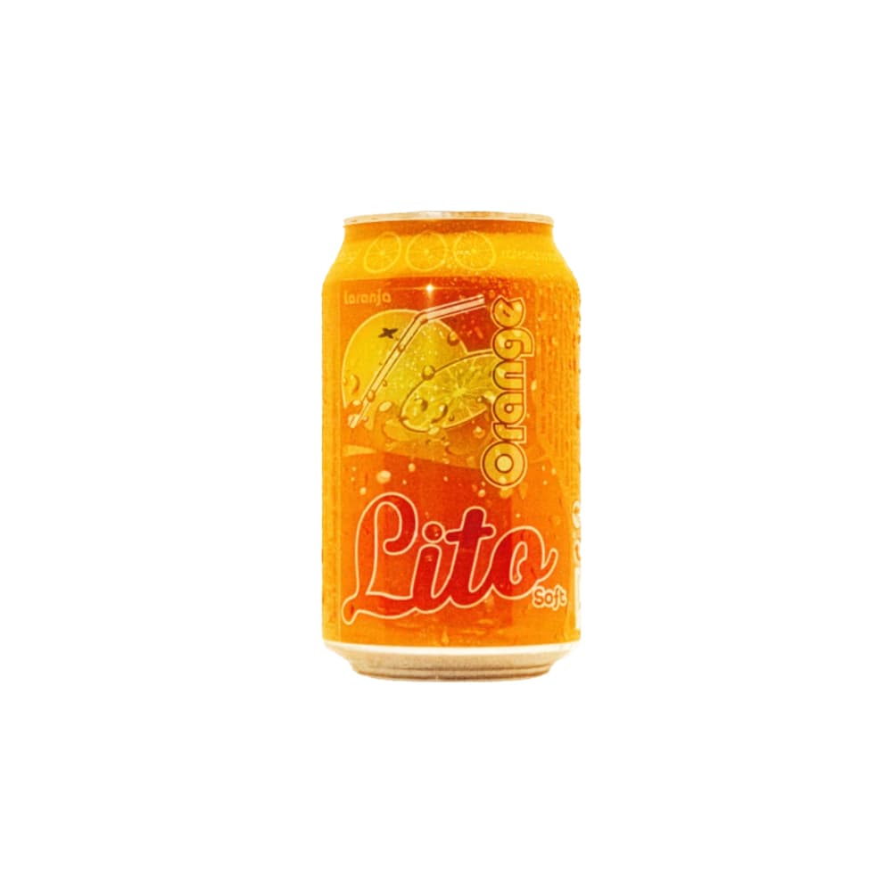 Refresco gaseado naranja Lito Soft (330 ml) - Imagen 1