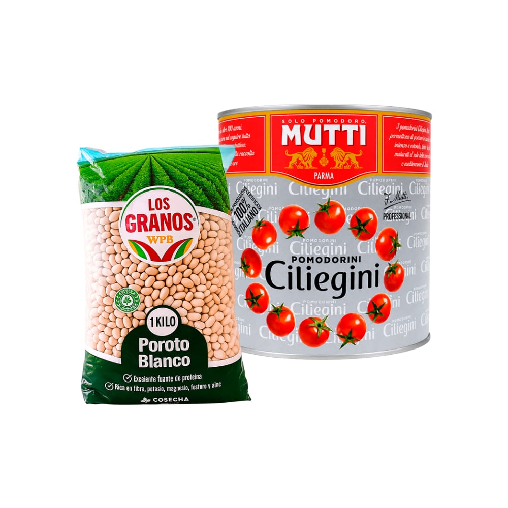 Combo: Poroto blancos + Tomates cherry en conserva - Imagen 1