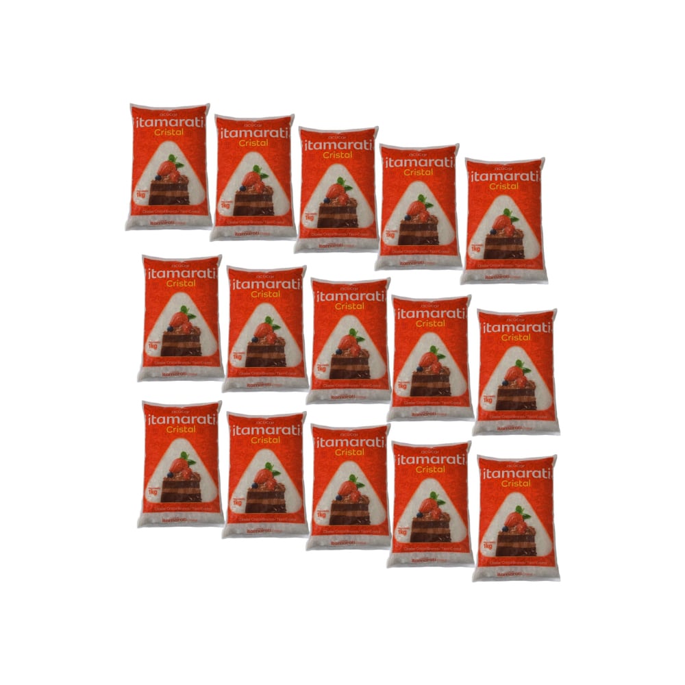 Azúcar blanca cristal Itamarati (15 x 1 kg / 2.2 lb) - Imagen 1