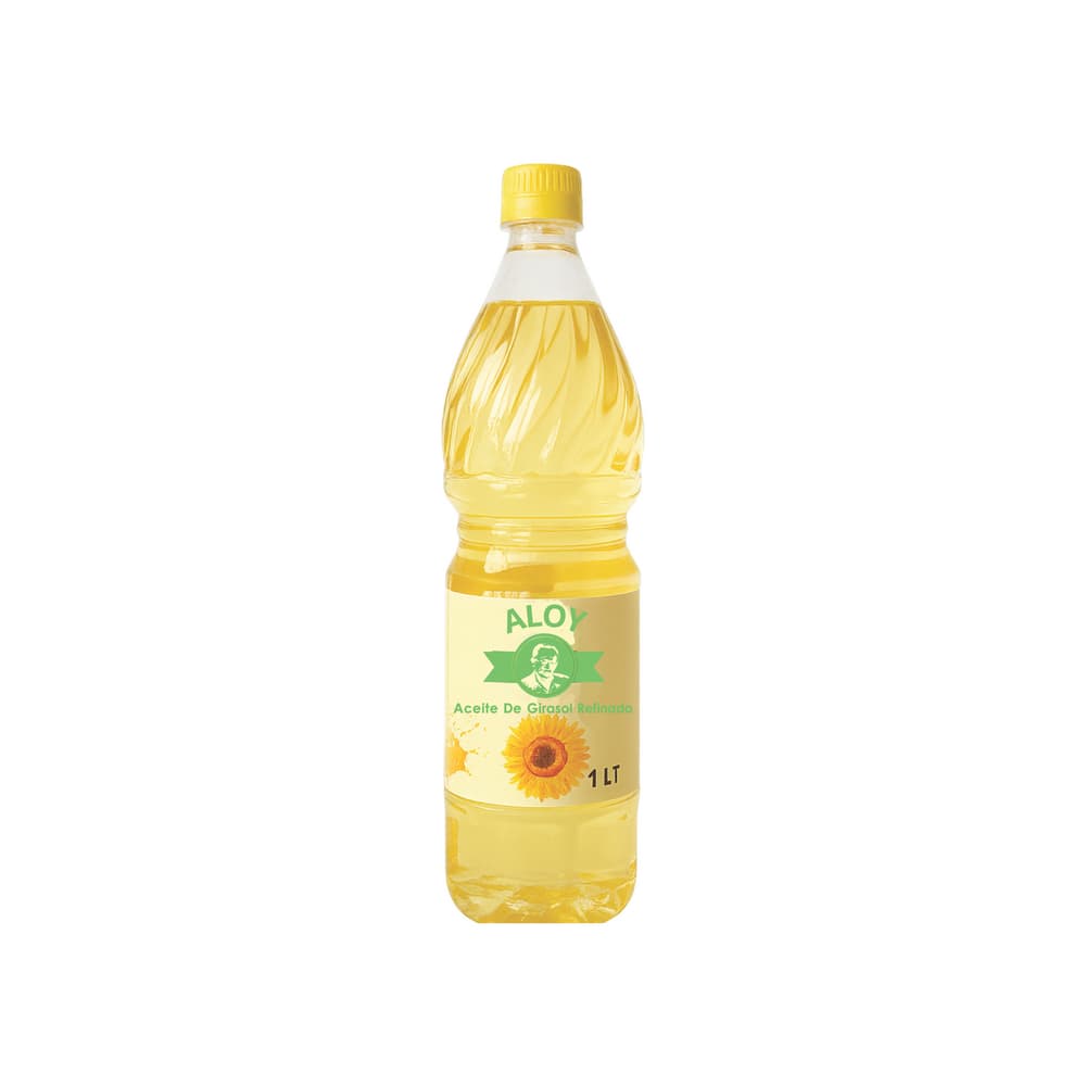 Aceite de girasol refinado Aloy (1 L) - Imagen 1