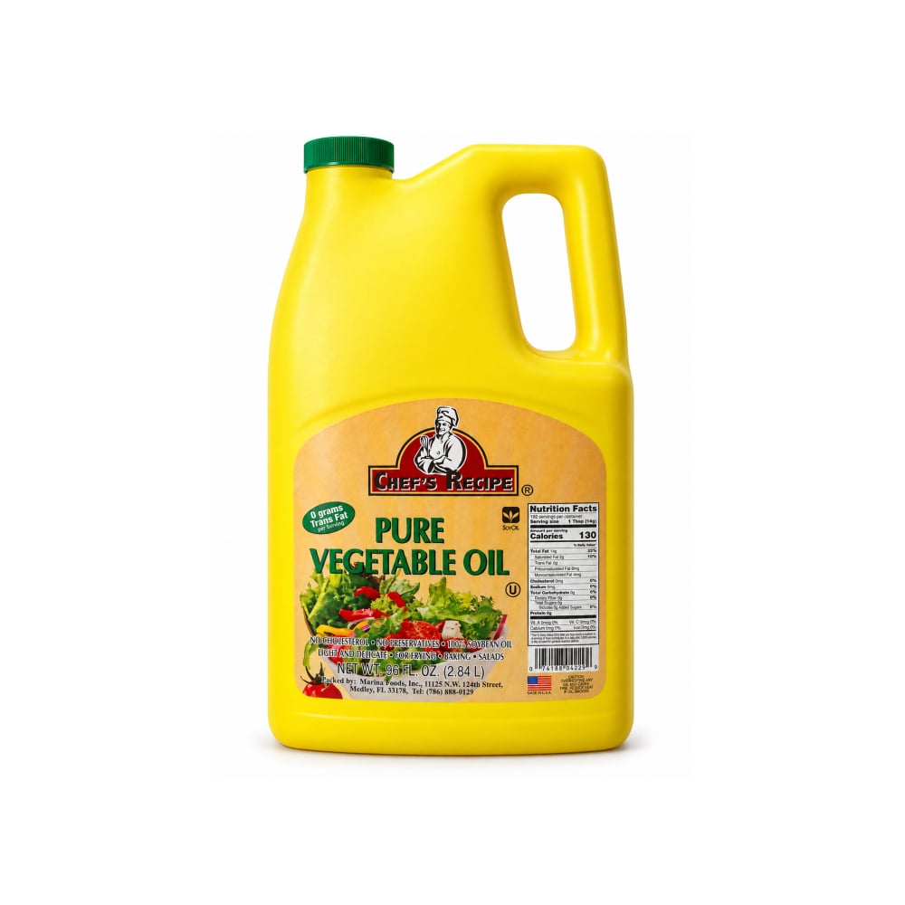 Aceite puro de soya Chef's Recipe (2.84 L) - Imagen 1