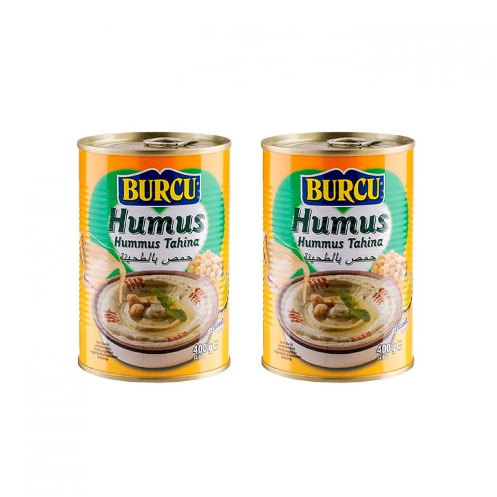 Hummus con tahina Burcu (2 x 400 g / 14.1 oz) - Imagen 1