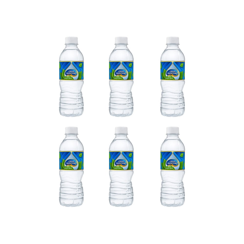 Agua mineral natural Ciego Montero (6 x 500 ml) - Imagen 1