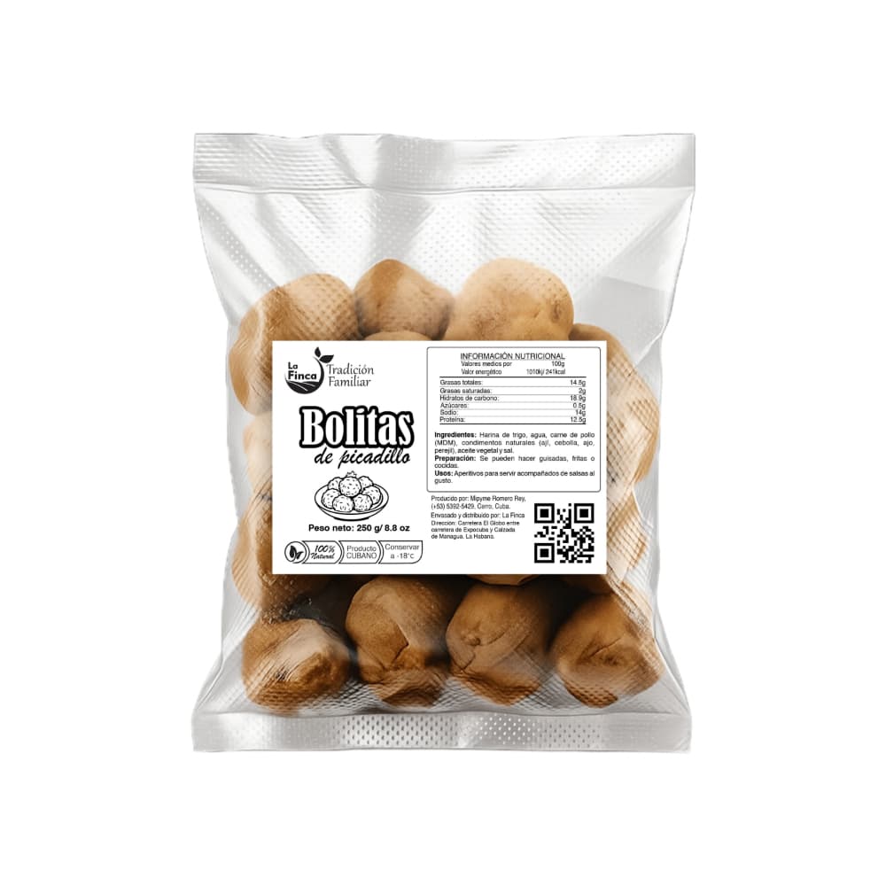 Bolitas de picadillo La Finca (250 g / 8.8 oz) - Imagen 1