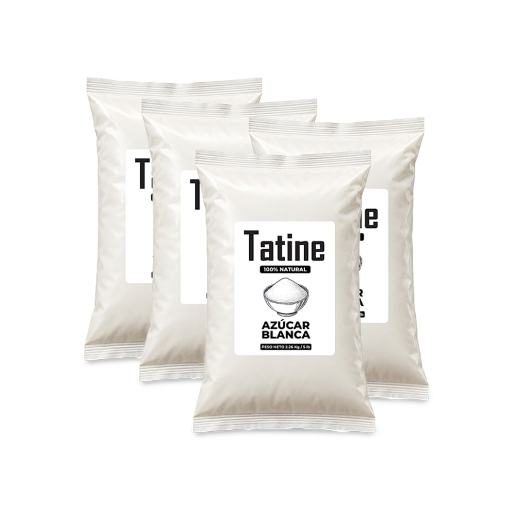 Azúcar blanca Tatine (4 x 2.26 kg / 5 lb) - Imagen 1