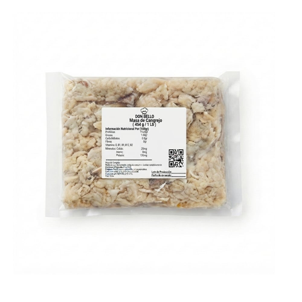 Masa de cangrejo Don Bello (454 g / 1 lb) - Imagen 1