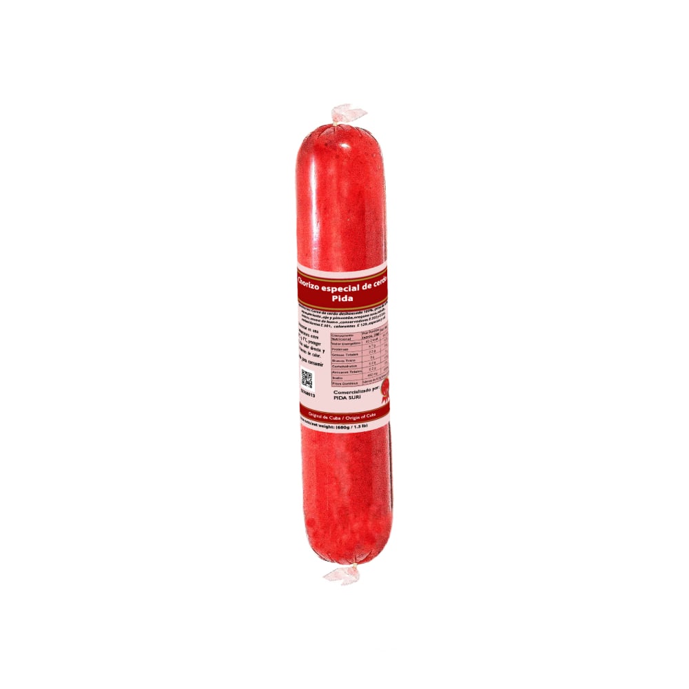 Chorizo especial de cerdo Pida (680 g / 1.5 lb) - Imagen 1