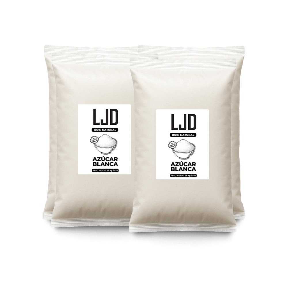 Azúcar blanca LJD (4 x 2.26 kg / 5 lb) - Imagen 1