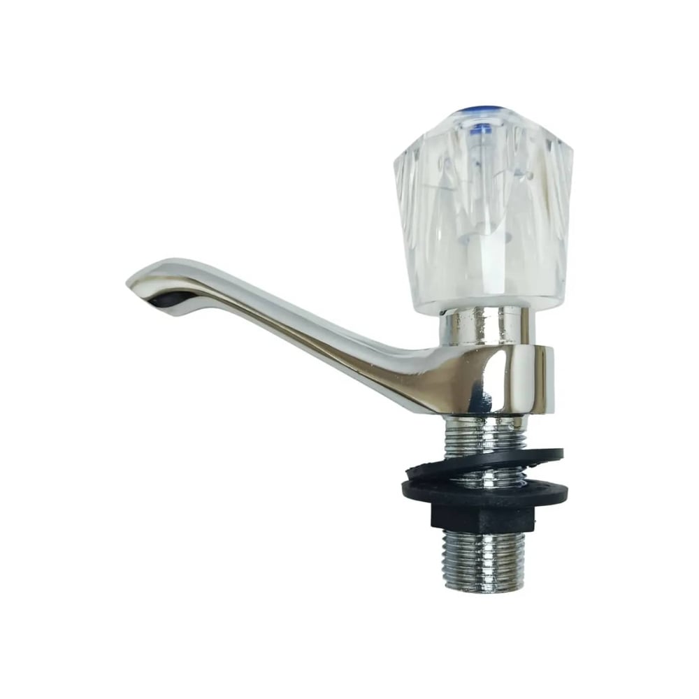 Llave cromada individual para lavamanos 1/4" Hidrotek HTK-LL-6C - Imagen 1
