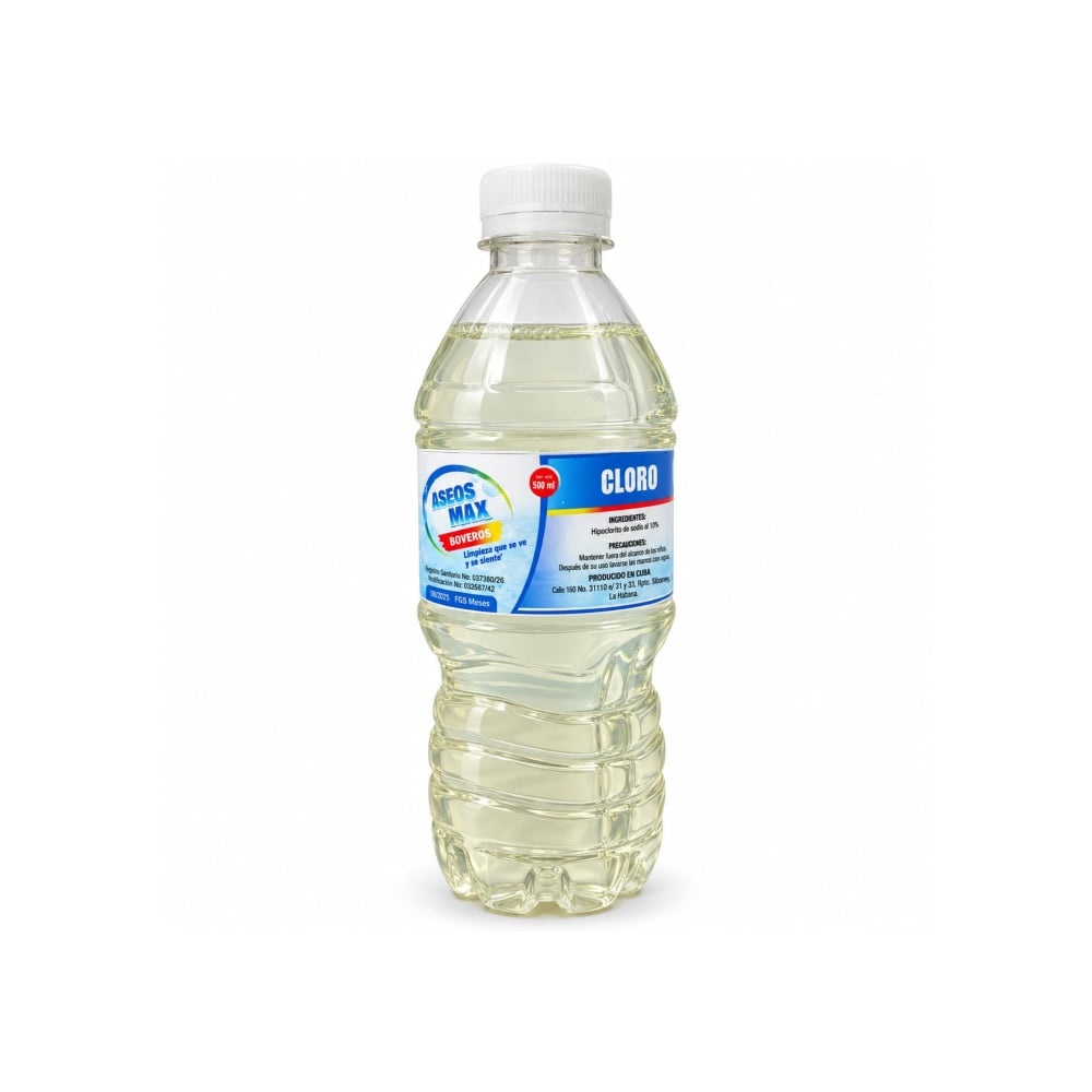 Cloro para aseos AseosMax (500 ml) - Imagen 1