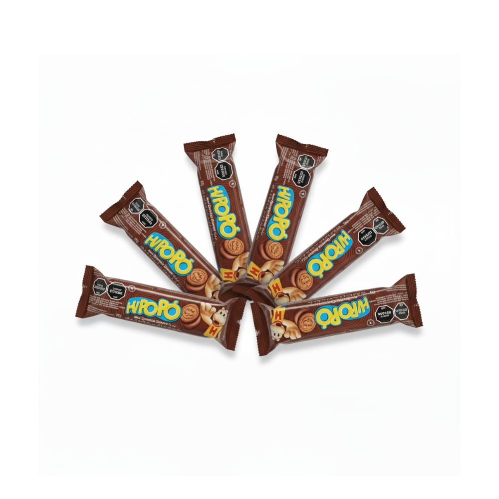 Galletas rellenas sabor chocolate Hipopó (6 x 80 g / 2.82 oz) - Imagen 1
