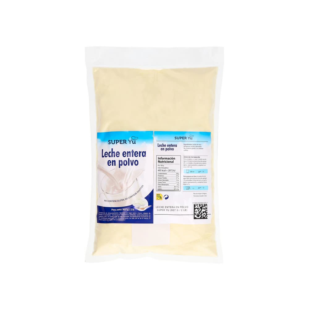 Leche entera en polvo Super Yu (907 g / 2 lb) - Imagen 1