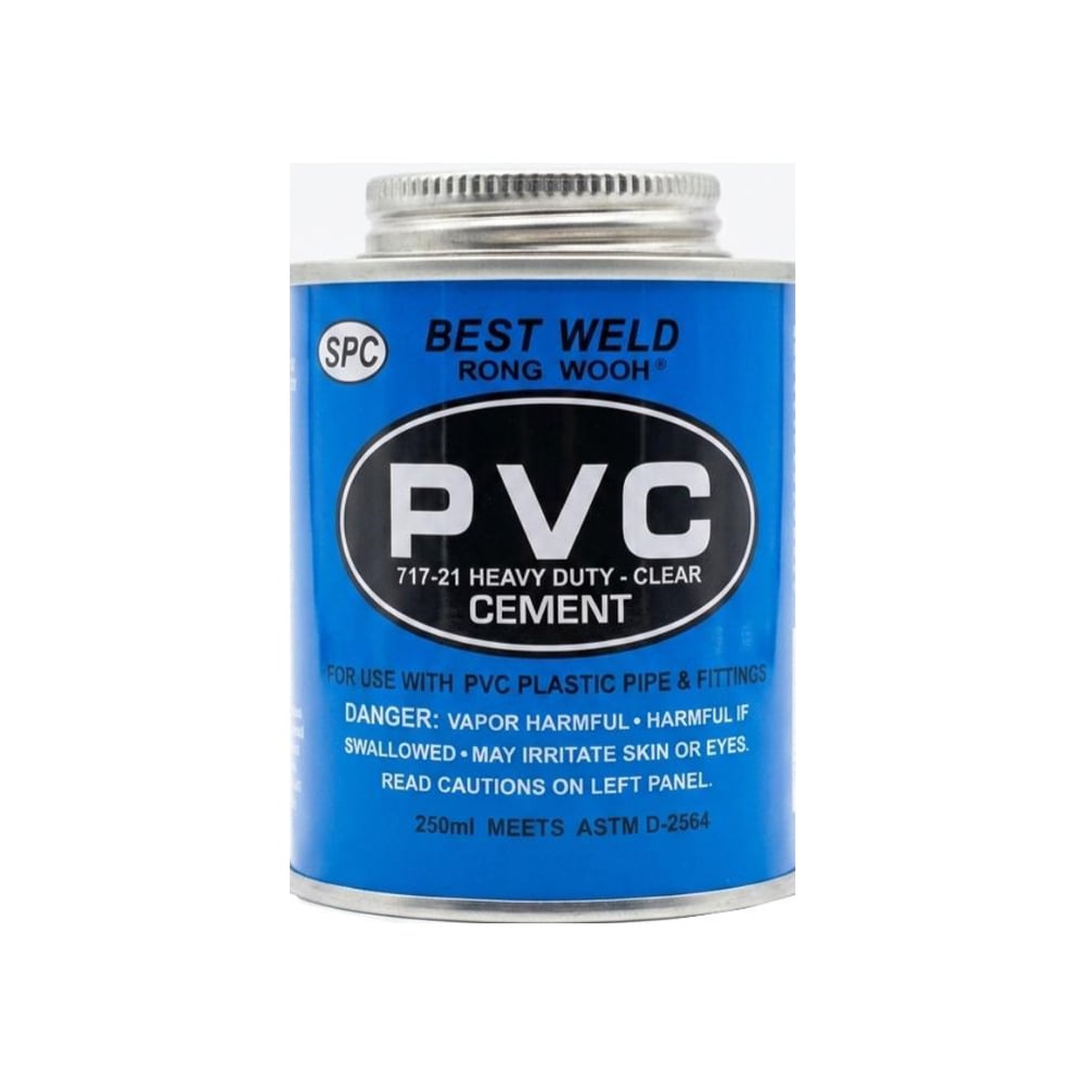 Pegamento cemento PVC Best Weld 717-21 (250 ml / 8.45 oz) - Imagen 1