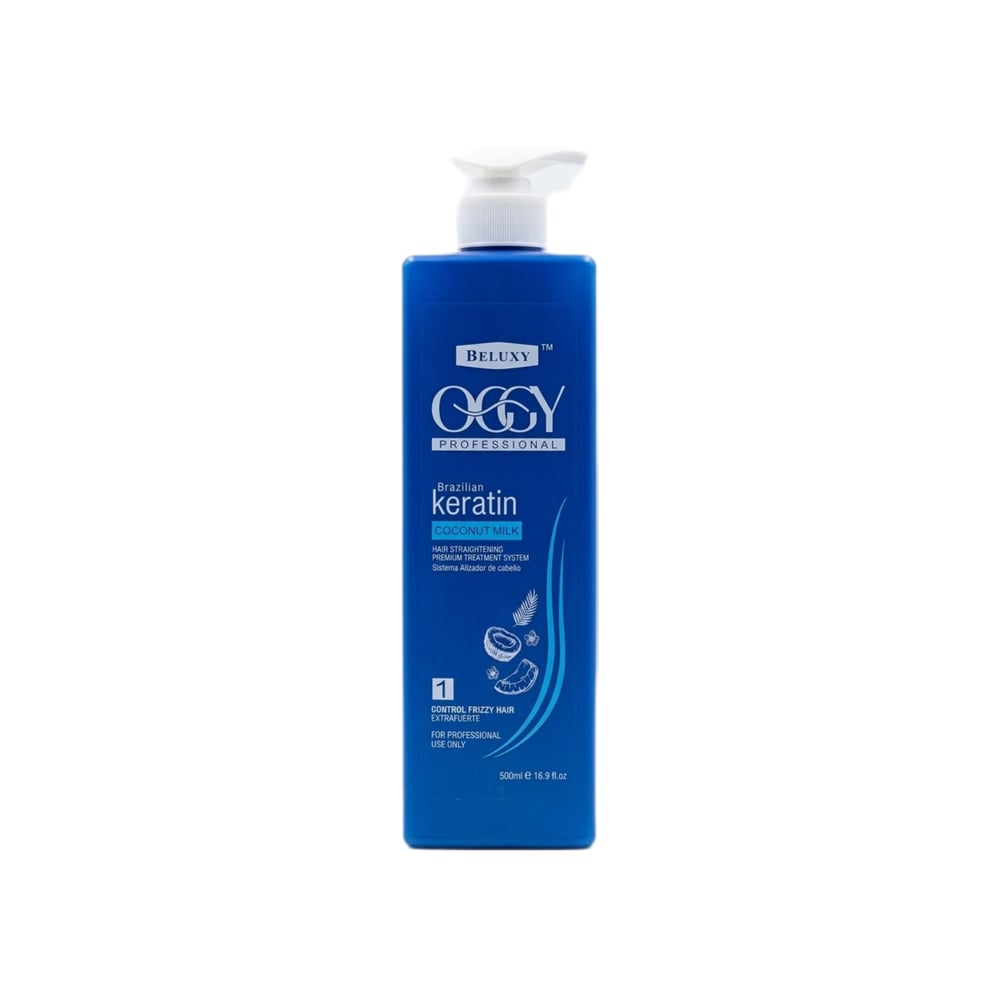 Keratina brazileña de leche de coco OGGY (500 ml) - Imagen 1