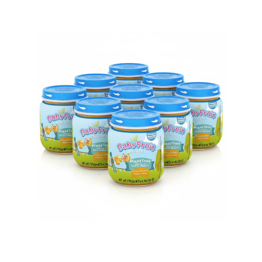 Compota de frutas mixtos Baby Fruit (9 x 113 g / 4 oz) - Imagen 1