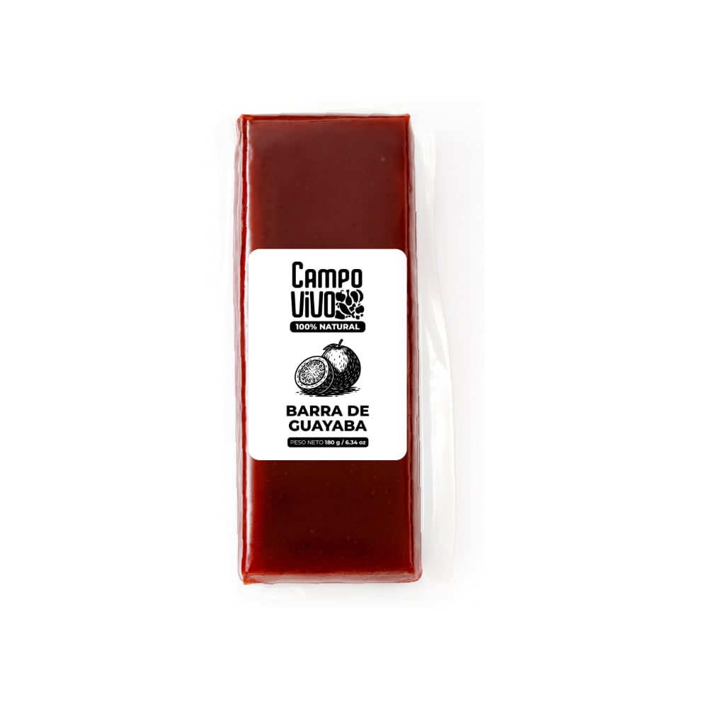 Barra de guayaba Campo Vivo (180 g / 6.34 oz) - Imagen 1