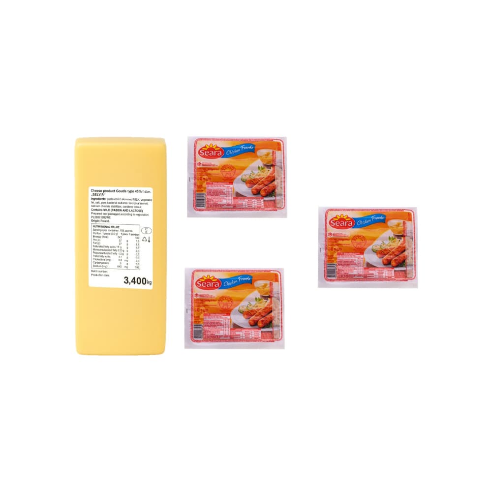 Salchichas + Queso Gouda - Imagen 1