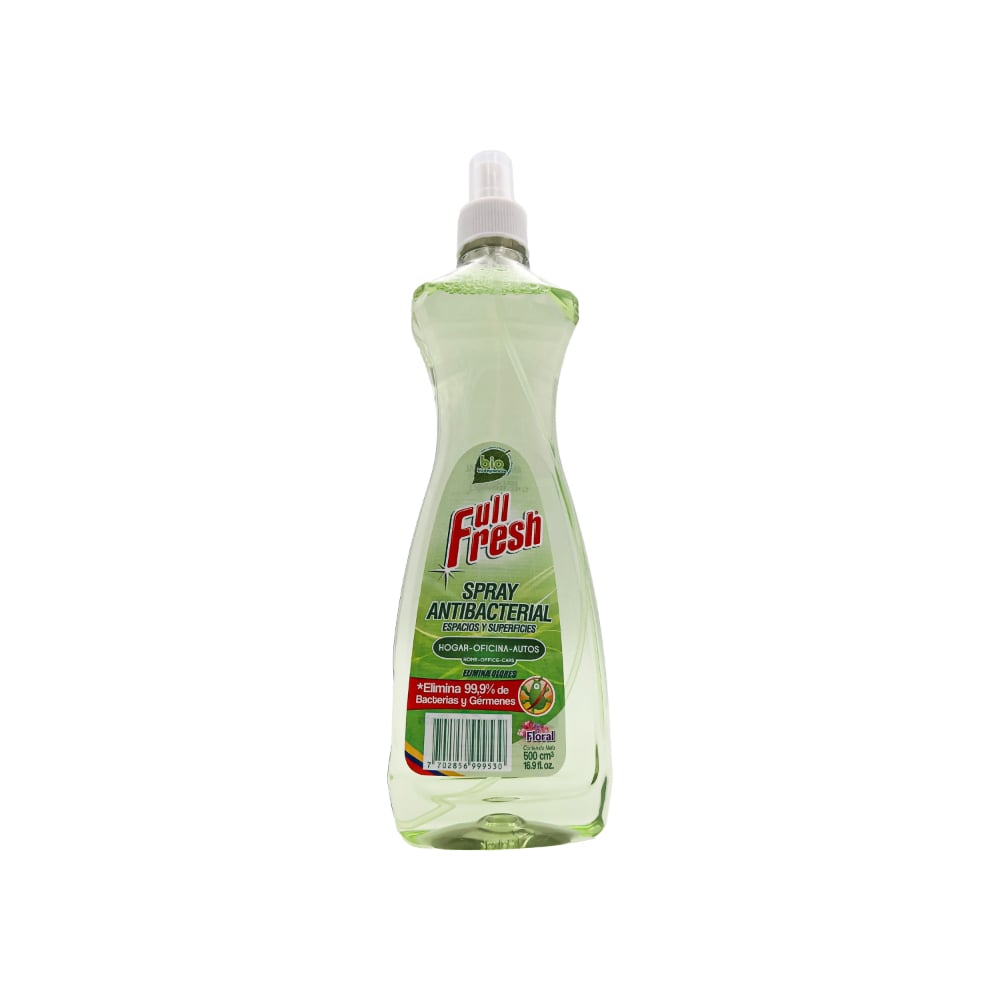 Spray antibacterial para espacios y superficies aroma floral Full Fresh (500 ml / 16.9 floz) - Imagen 1