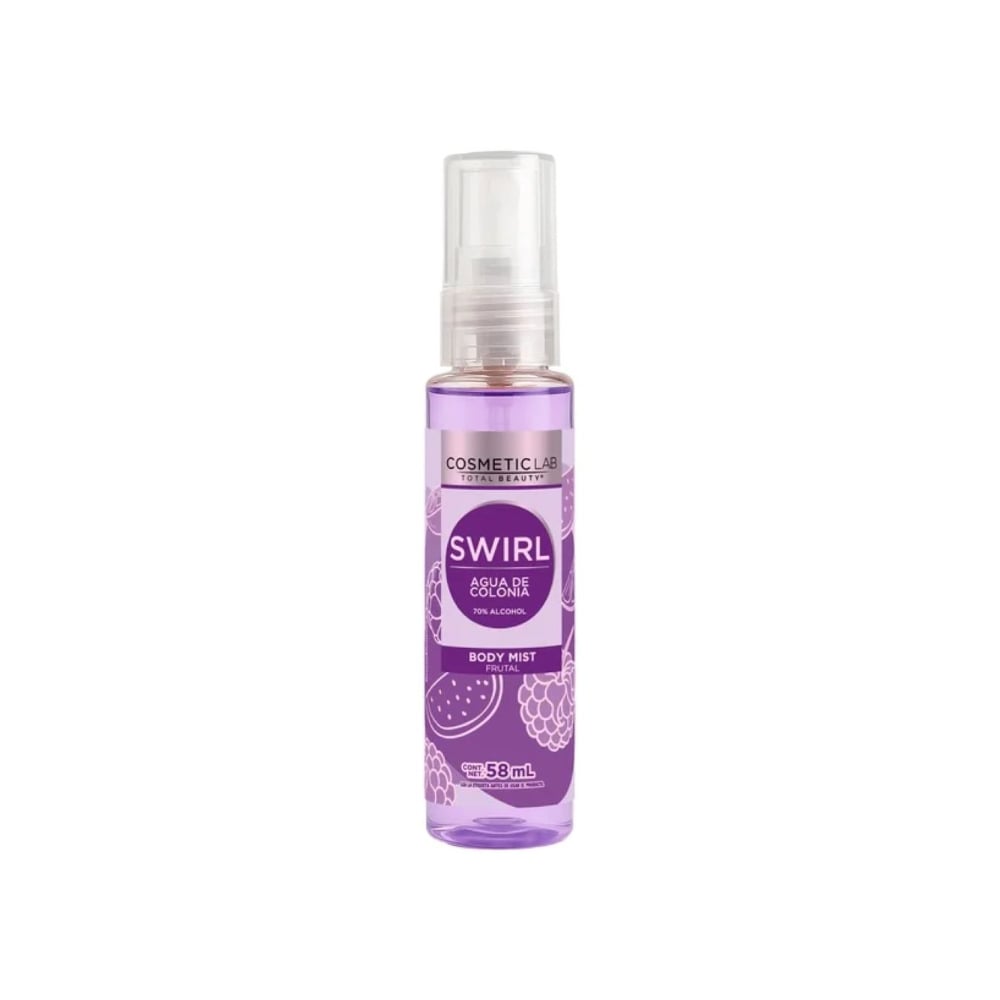 Agua de colonia body mist frutal Swirl Cosmetic Lab (58 ml) - Imagen 1