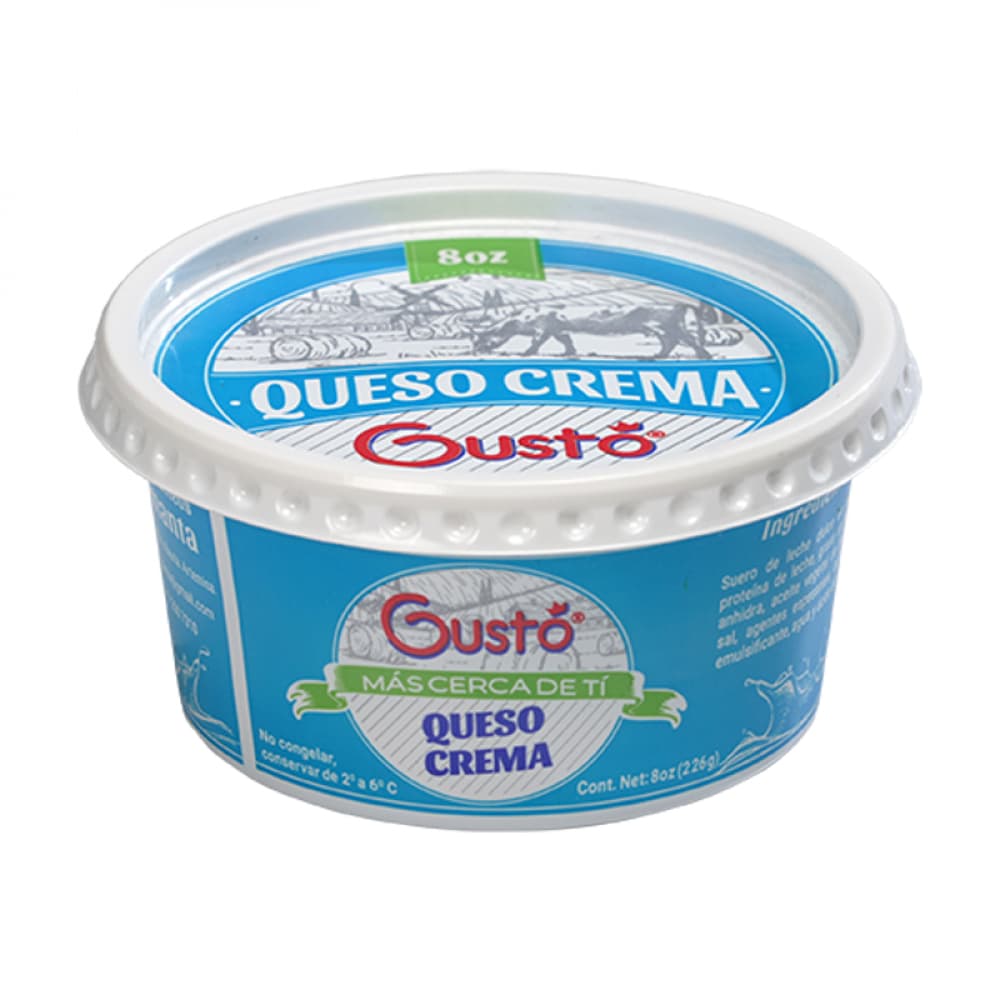 Queso crema natural Gustó (226 g / 8 oz) - Imagen 1