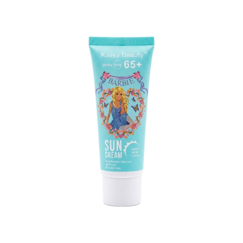 Protector solar con diseño de Barbie y SPF 65+ Kaliya Beauty (50 ml) - Imagen 1